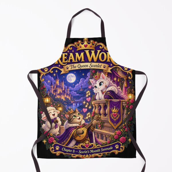 Item preview, Dream World Queen Scarlet Cat Fairy Tale designed and sold by shopevermint.
