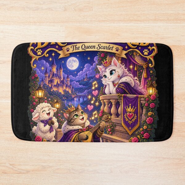 Item preview, Dream World Queen Scarlet Cat Fairy Tale designed and sold by shopevermint.