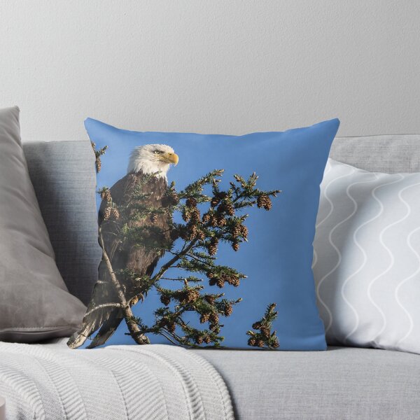Item preview, Majestic Bald Eagle Perched in a Pine Tree designed and sold by Kimberly Palmer.