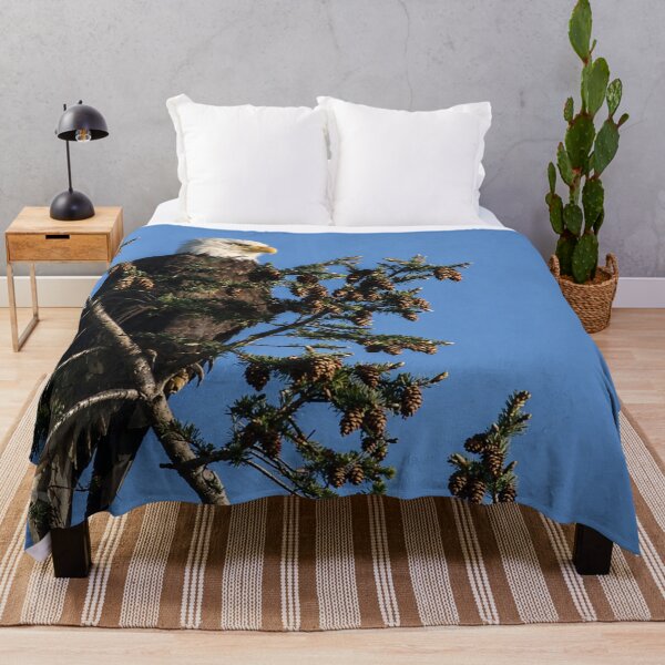 Item preview, Majestic Bald Eagle Perched in a Pine Tree designed and sold by Kimberly Palmer.