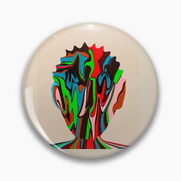 Item preview, Colorful Abstract Portrait designed and sold by Elaine M Hayward .