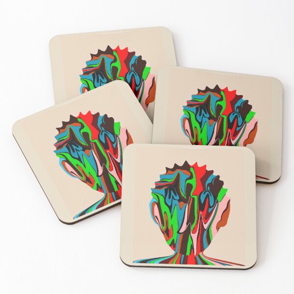 Item preview, Colorful Abstract Portrait designed and sold by Elaine M Hayward .