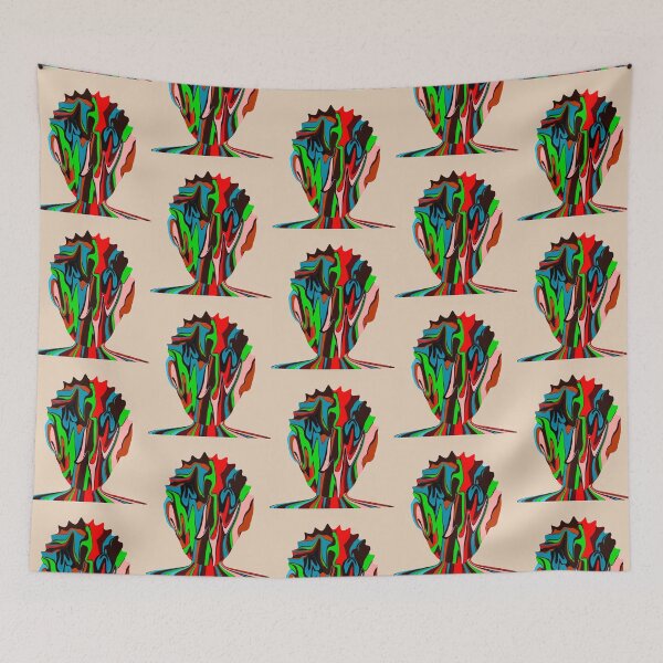 Item preview, Colorful Abstract Portrait designed and sold by Elaine M Hayward .