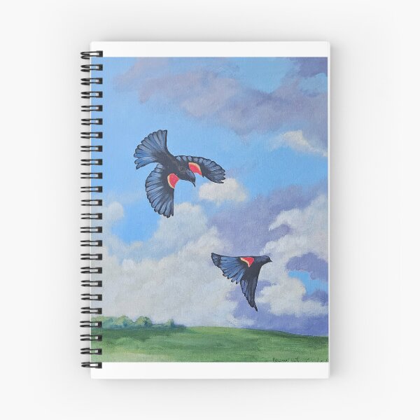 Item preview, Blackbirds over the meadow designed and sold by studiololo.