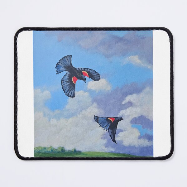Item preview, Blackbirds over the meadow designed and sold by studiololo.
