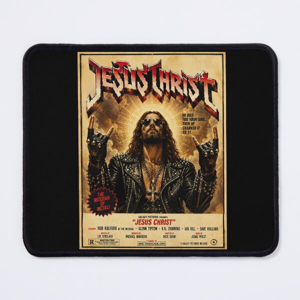 Item preview, Jesus Christ – Heavy Metal Messiah Parody designed and sold by obstinator.
