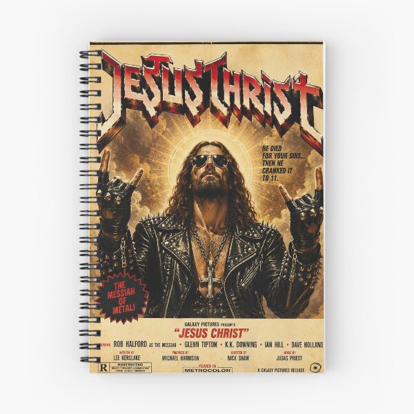 Item preview, Jesus Christ – Heavy Metal Messiah Parody designed and sold by obstinator.