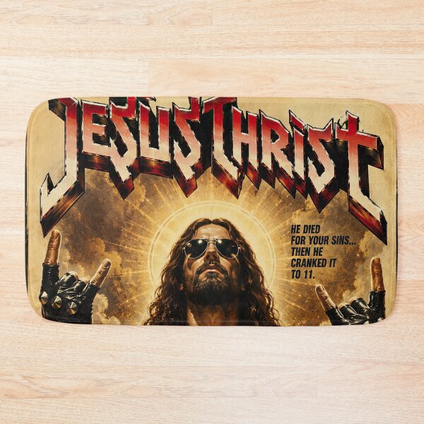 Item preview, Jesus Christ – Heavy Metal Messiah Parody designed and sold by obstinator.
