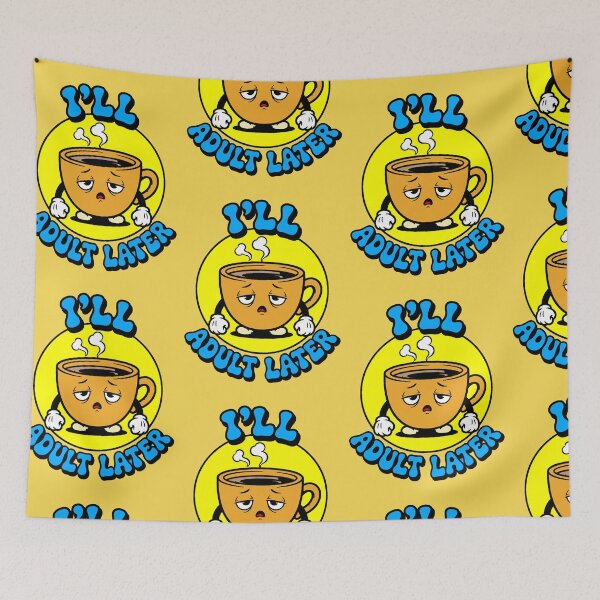 Item preview, I'll Do It Adult Later | Sleepy Coffee Mug designed and sold by AstronautMerch.