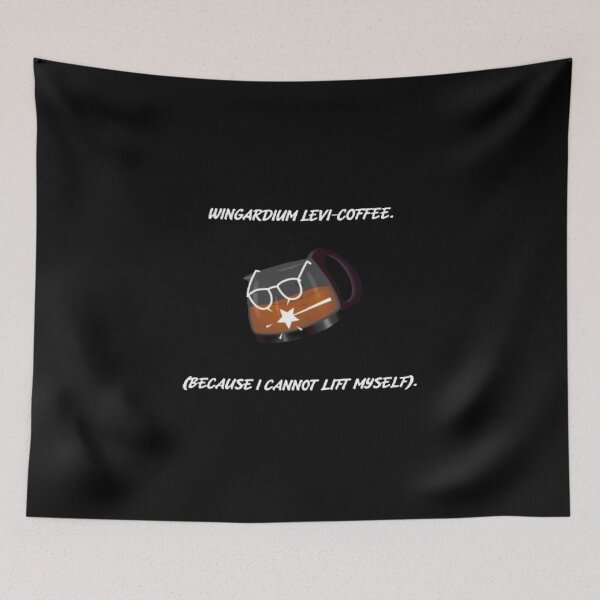 Item preview, Wingardium Levi Coffee Funny Wizard Parody designed and sold by Mircea786.