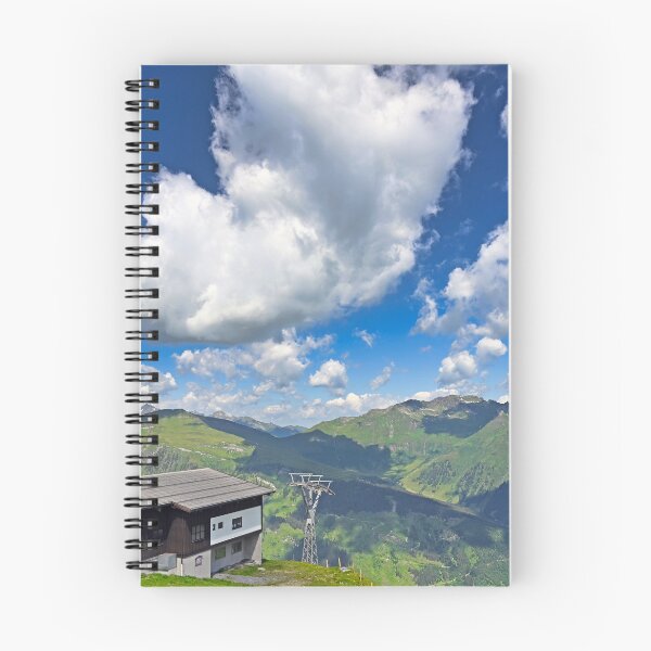 Item preview, Traditional alpine hut and ski lift tower on Stubnerkogel Mountain, Bad Gastein designed and sold by goceris.