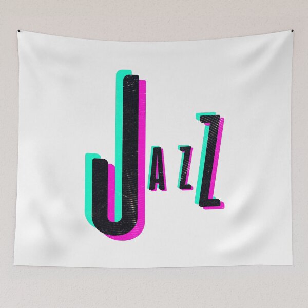 Item preview, Jazz Music Retro Chromatic 3D Typography designed and sold by RDproject.