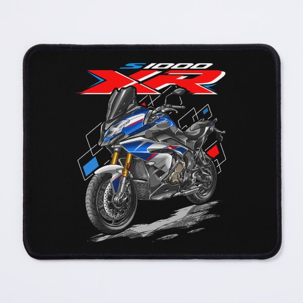 Item preview, Motorcycle S1000XR 2018-2019 Light White & Racing Blue Metallic & Racing Red for Motorcycle Riders designed and sold by MotoApparelHub.