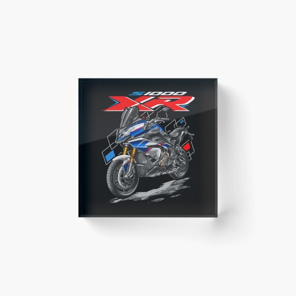 Item preview, Motorcycle S1000XR 2018-2019 Light White & Racing Blue Metallic & Racing Red for Motorcycle Riders designed and sold by MotoApparelHub.