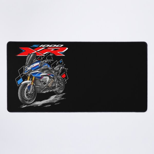 Item preview, Motorcycle S1000XR 2018-2019 Light White & Racing Blue Metallic & Racing Red for Motorcycle Riders designed and sold by MotoApparelHub.