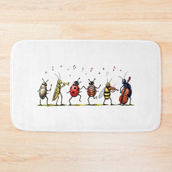 Item preview, Vintage Musical Bugs Insect Orchestra Illustration designed and sold by Catsi-Nook-Art.