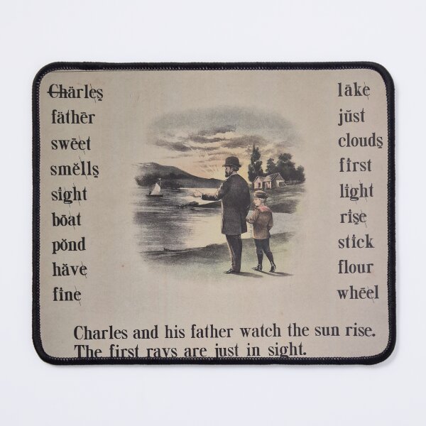 Item preview, Victorian 19th century school poster reading and writing designed and sold by KALEIDOSCOPE UK.