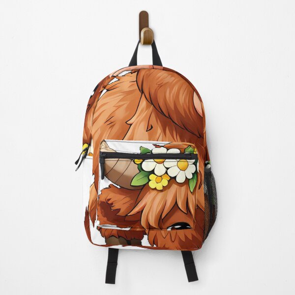 Item preview, Highland Cow with Daisy Crown designed and sold by pumsquare.