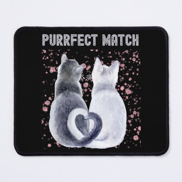 Item preview, Purrfect Match Love Cats designed and sold by monika-arthing.