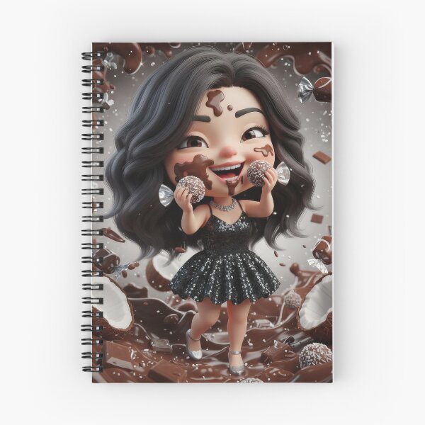 Item preview, Girl on a fun coconut and chocolate background designed and sold by Azurart2.