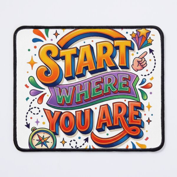 Item preview, START WHERE YOU ARE designed and sold by likbatonboot.