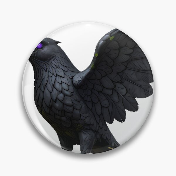 Item preview, Raven Gargoyle with Bronze Key designed and sold by IllumeInk.