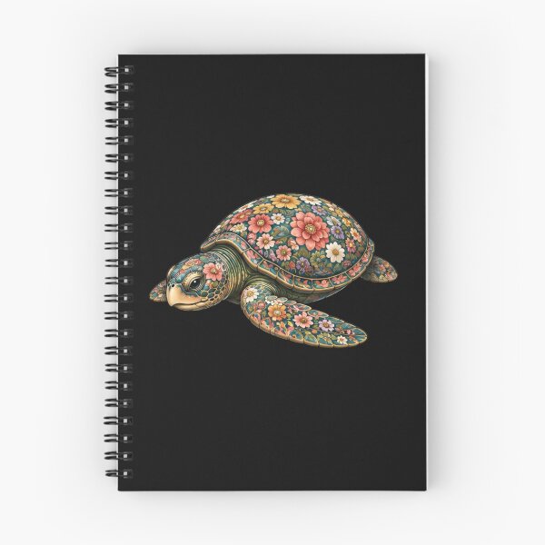 Item preview, Resting Floral Sea Turtle | Ocean Floral V.2 Art Collection designed and sold by Zaru Art Studio.
