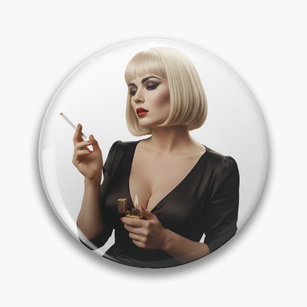 Item preview, Satisfaction Vintage Glamour Woman Retro Attitude Design. designed and sold by Spark2Seduction.