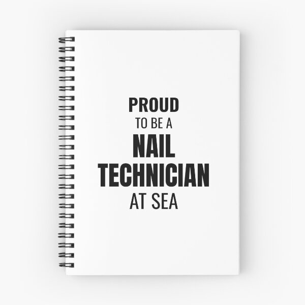 Item preview, Proud to be a Nail Technician at Sea (Black) designed and sold by ShipCrewNation.