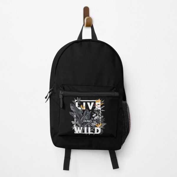 Item preview, Live In The Wild Tropical Floral - Premium Dark Streetwear Art designed and sold by A-M-G-Shop.