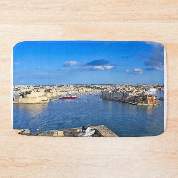 Item preview, Panoramic View of Grand Harbour, Fort St Angelo, and Birgu Marina from Valletta, Malta designed and sold by goceris.