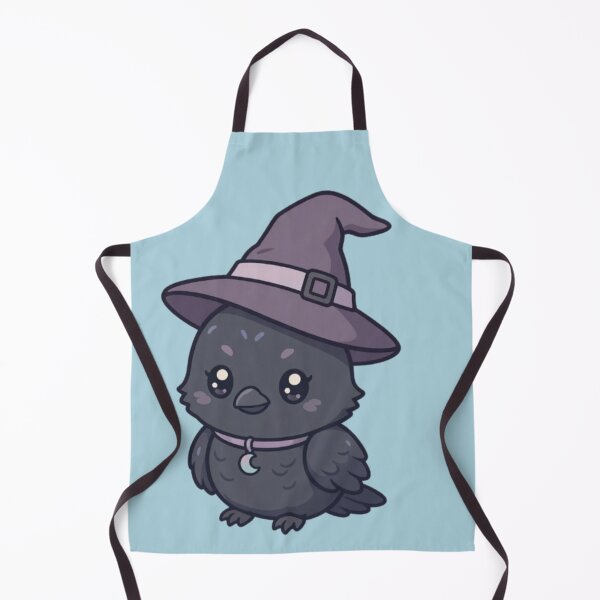 Item preview, Cute Chibi Raven Witch Hat Pastel Goth Gothic Design designed and sold by HopeAndHustle.