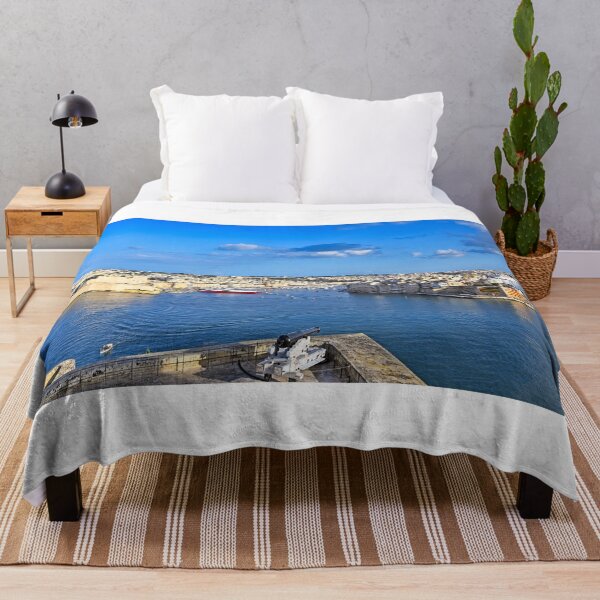 Item preview, Panoramic View of Grand Harbour, Fort St Angelo, and Birgu Marina from Valletta, Malta designed and sold by goceris.