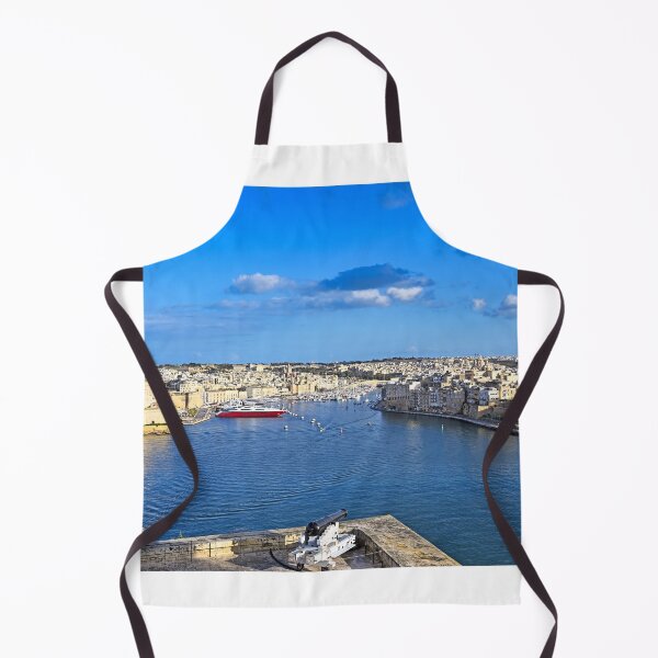 Item preview, Panoramic View of Grand Harbour, Fort St Angelo, and Birgu Marina from Valletta, Malta designed and sold by goceris.