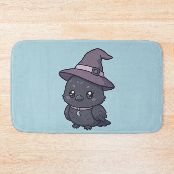 Item preview, Cute Chibi Raven Witch Hat Pastel Goth Gothic Design designed and sold by HopeAndHustle.