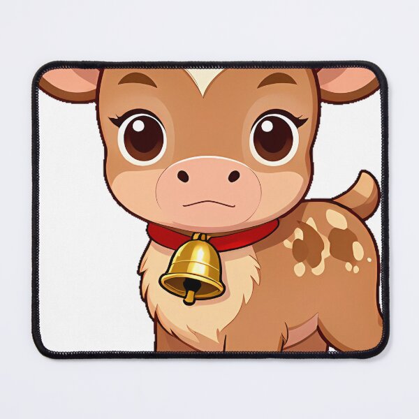 Item preview, Baby Calf with Brass Bell designed and sold by pumsquare.