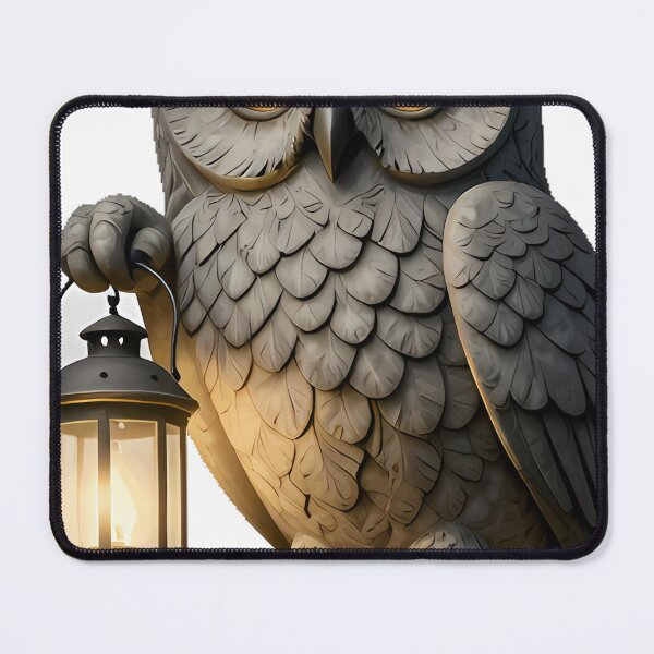 Item preview, Owl Gargoyle with Lantern designed and sold by IllumeInk.