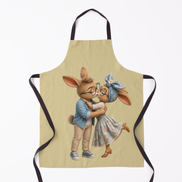 Item preview, Bunny Couple Kissing designed and sold by GRFORA.