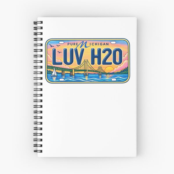Item preview, Michigan plate designed and sold by Ourhappyplaces.