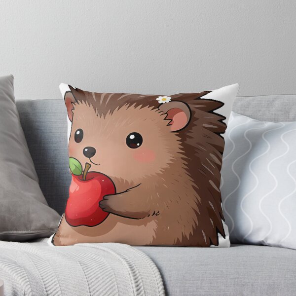Item preview, Hedgehog with Red Apple designed and sold by pumsquare.