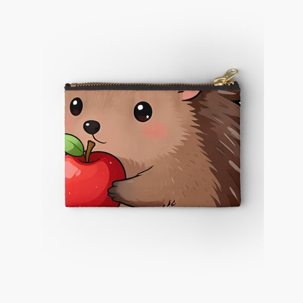 Item preview, Hedgehog with Red Apple designed and sold by pumsquare.