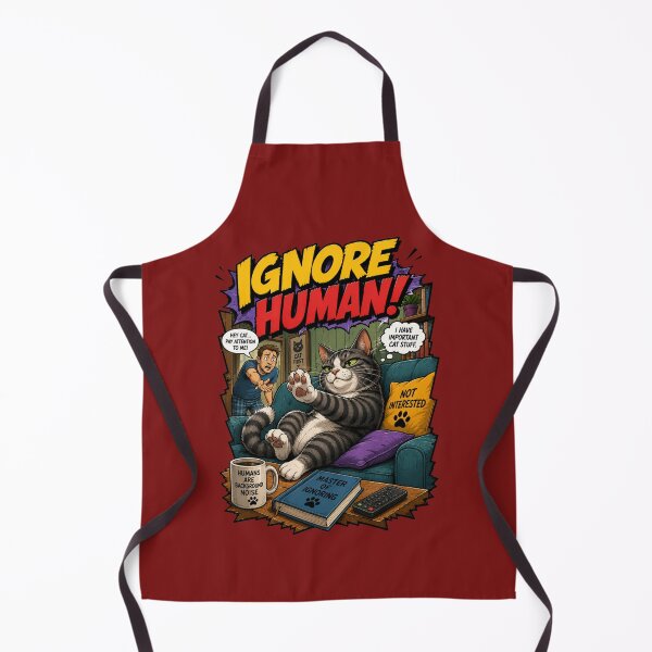 Item preview, Ignore Human – Funny Comics Design designed and sold by Mac Sketches.