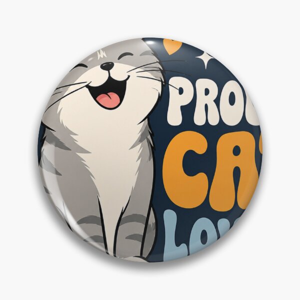 Item preview, Proud Cat Lover Funny Cat T-Shirt – Cute Gray Tabby Cat Design | Cat Mom & Cat Dad Gift | Adorable Feline Lover Graphic Tee designed and sold by TeehMeow.