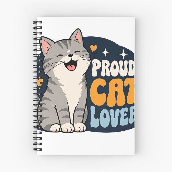 Item preview, Proud Cat Lover Funny Cat T-Shirt – Cute Gray Tabby Cat Design | Cat Mom & Cat Dad Gift | Adorable Feline Lover Graphic Tee designed and sold by TeehMeow.