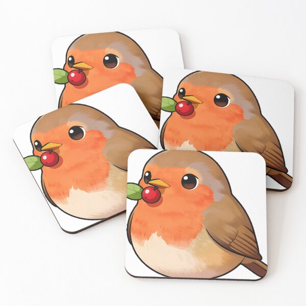 Item preview, Robin with Berry designed and sold by pumsquare.