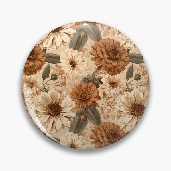 Item preview, Vibrant Zinnia Print - Botanical Garden Pattern - Best Gifts For Dad designed and sold by RoyalStarsPatts.