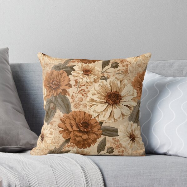 Item preview, Vibrant Zinnia Print  - Botanical Garden Pattern - Best Gifts For Dad designed and sold by RoyalStarsPatts.