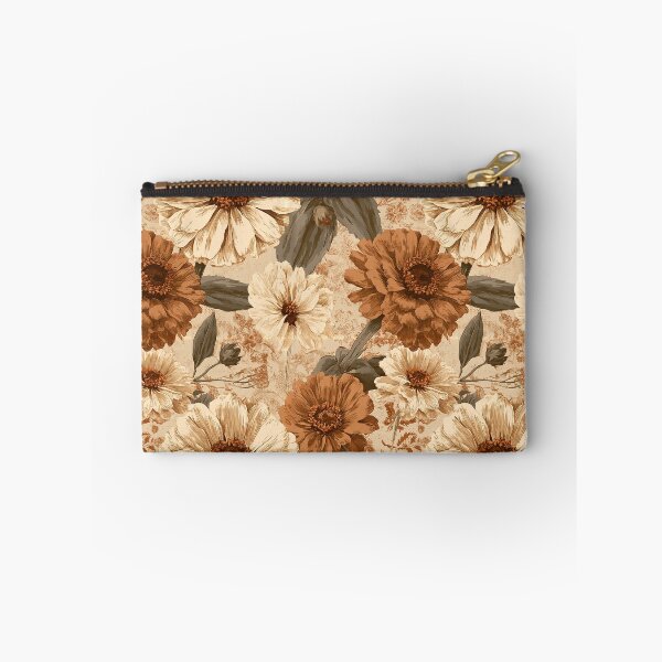 Item preview, Vibrant Zinnia Print  - Botanical Garden Pattern - Best Gifts For Dad designed and sold by RoyalStarsPatts.