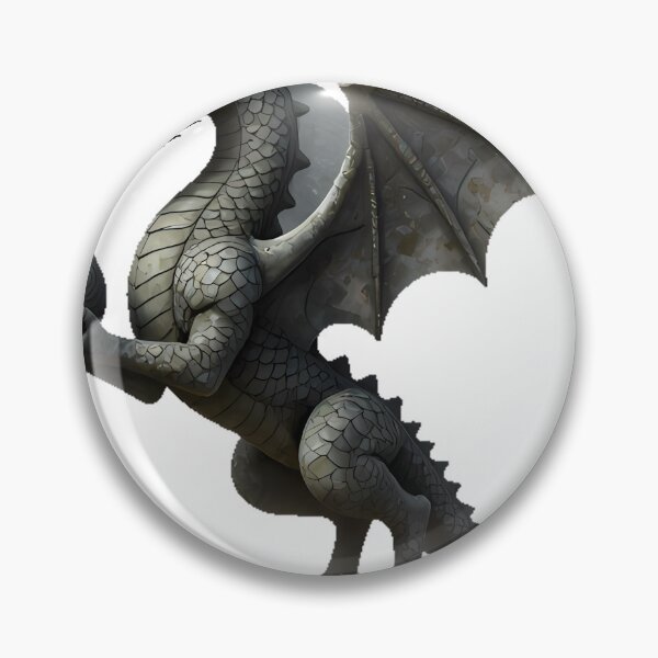 Item preview, Dragon Gargoyle with Stone Orb designed and sold by IllumeInk.