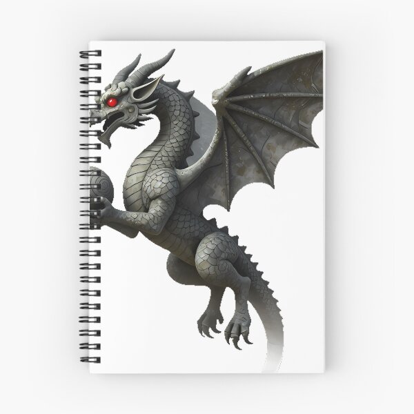 Item preview, Dragon Gargoyle with Stone Orb designed and sold by IllumeInk.